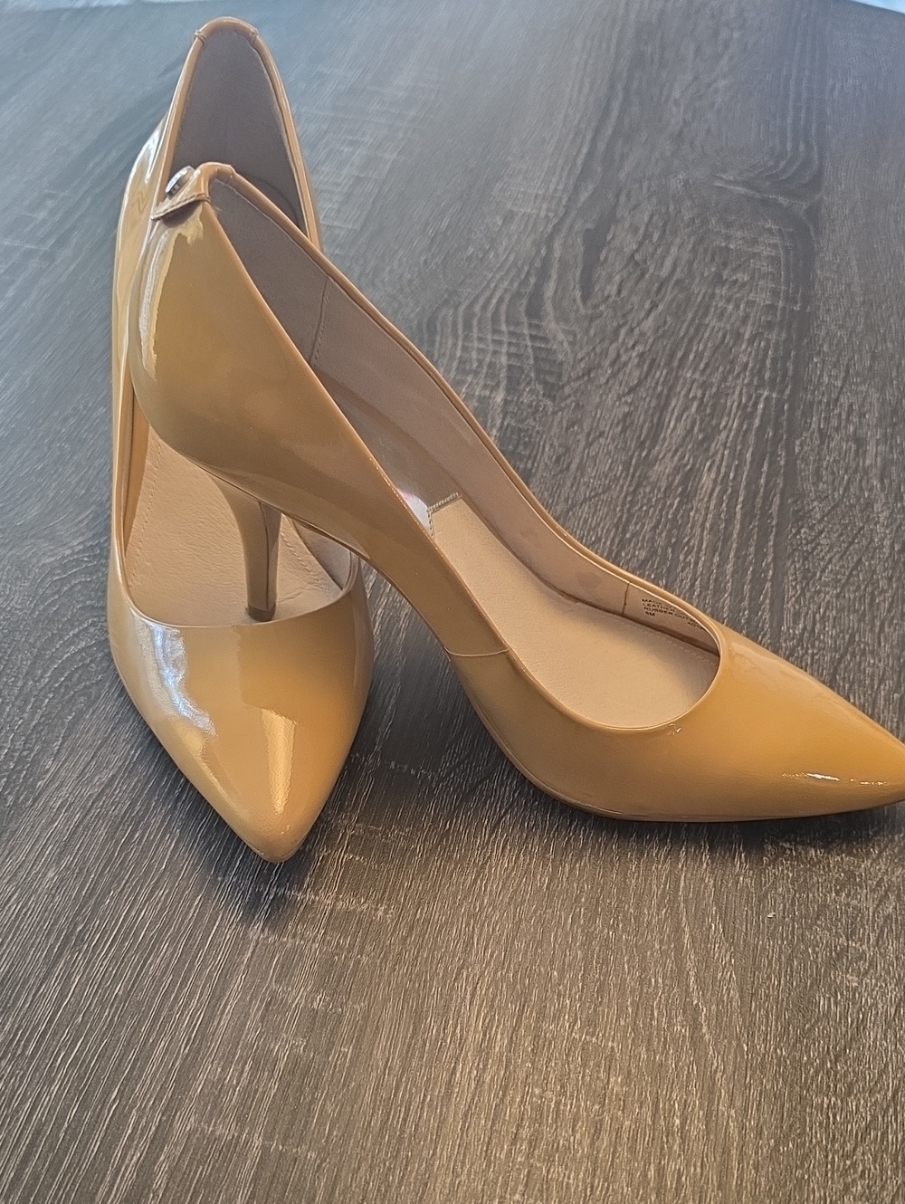 Michael Kors Nude Patent Pointed-Toe Pumps